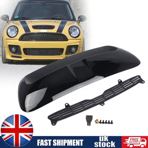 Gloss black front - front, hood