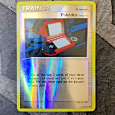 Pokemon Pokedex Handy910s 114/127 Platinum Reverse Holo Rare Vintage Card 2009