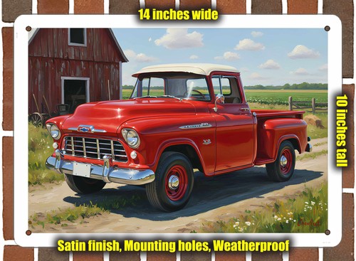 Metal sign 1956 chevrolet - metal,