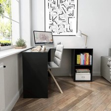 L-Shaped Corner Computer Desk PC Table Writing Desk Workstation Home Office