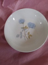 Vintage Wedgwood  "Ice Rose" Trinket Dish | Bone China Ring Dish 
