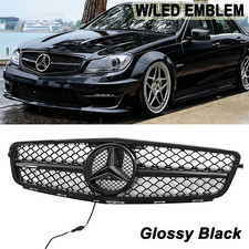 Grille w/LED Star For Mercedes