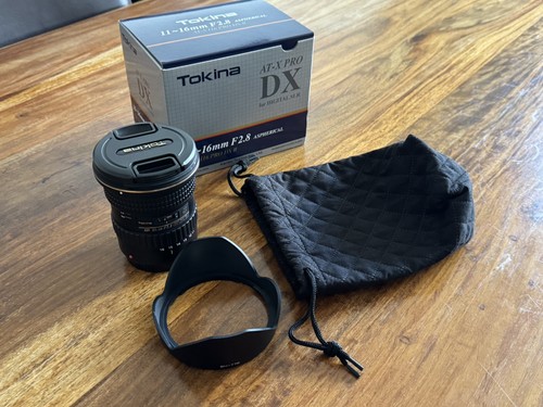 Tokina 16mm 8 lens - 11-16mm, for