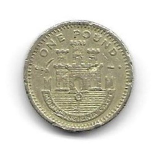 2156 gibraltar pound coin - pound,