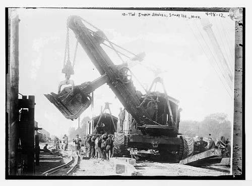 Ton steam shovel - steam,