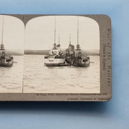 Ww1 military stereoview - ww1,