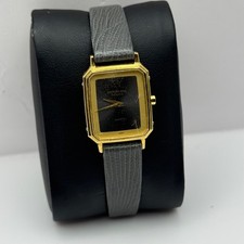 Working Raymond Weil 9015 Ladies 18K Gold Electroplated 21mm Quartz Watch