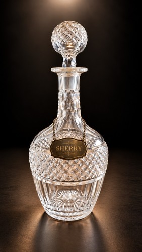 Vintage cut crystal sherry - vintage,