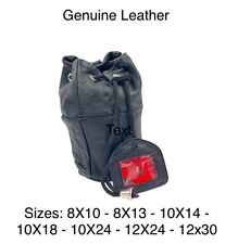 Leather Drawstring Wrist Taxi