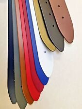 Real LEATHER Belt BLANKS  1.1/2" (38mm) Wide x 54" Long 2.6-2.8mm Thick 6 Holes