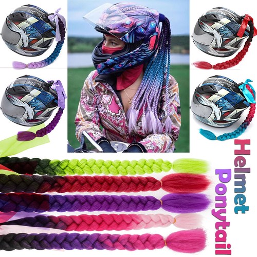 Helmet pigtails ponytail - 20",
