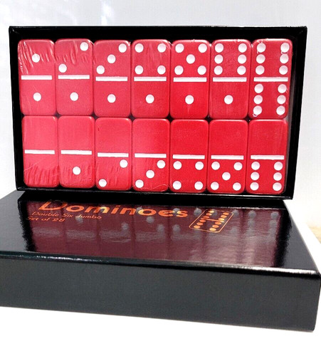 Dominoes double six game jumbo - six,