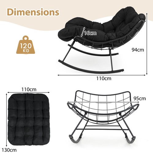Chair black indoor - chair-black, outdoor