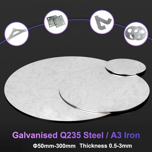 Galvanised steel round blank - galvanised,