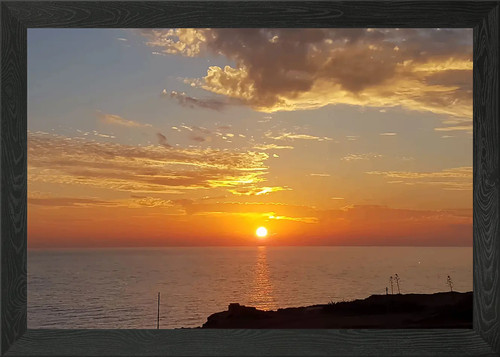 Sunset framed wall art - wall,