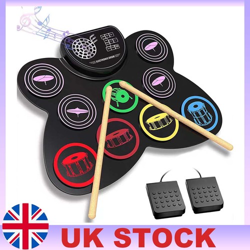 Electronic drum set with - electronic, built