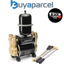 Salamander CTFORCE 20TU 2.0 Bar Brass Twin Impeller Shower Pump Negative Head