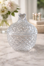 New Clear Glass Candy Dish w/