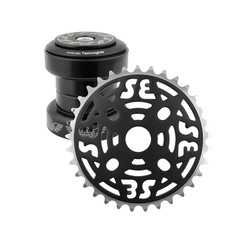 Premium Bicycle Drive & Headset Bundle: Aluminum 33T Chainring & Tange Seiki