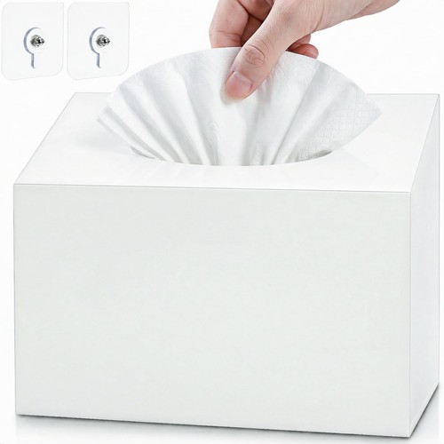 Acrylic hand towel box - towel, cover