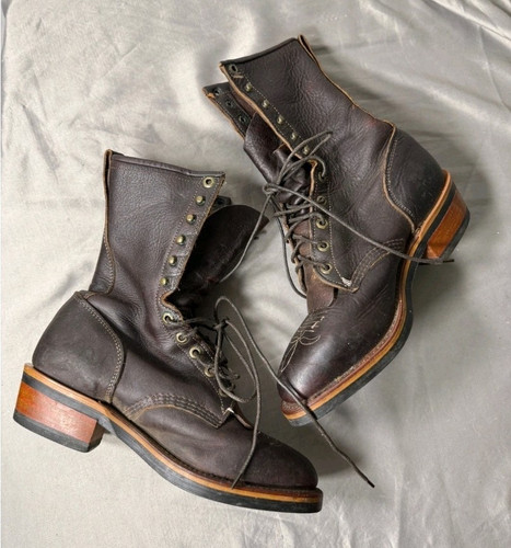 Chippewa men brown leather - men's,