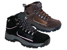 Women's Wyre Valley Walking Boot 3-8 Black/Pink,Brown-Hiking Leather Waterproof