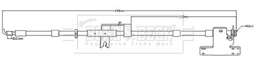 Borg beck bbh8689 rear right - borg,