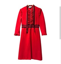 Authentic Red Gucci Dress Size