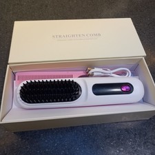 Straightening Heated Hair