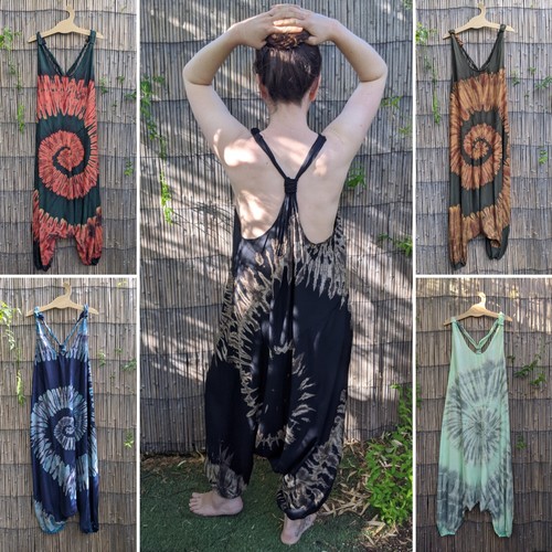 Tie dye jumpsuit - hippy, hippie