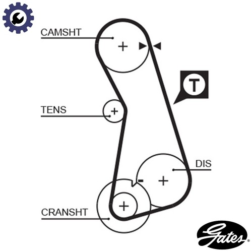 Timing belt 5308 - timing, vw