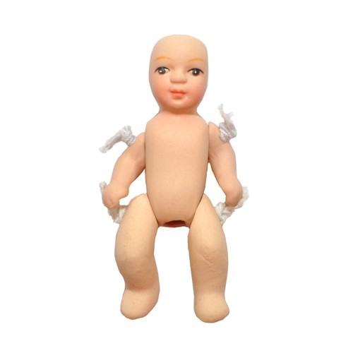 Dolls house porcelain baby - house,