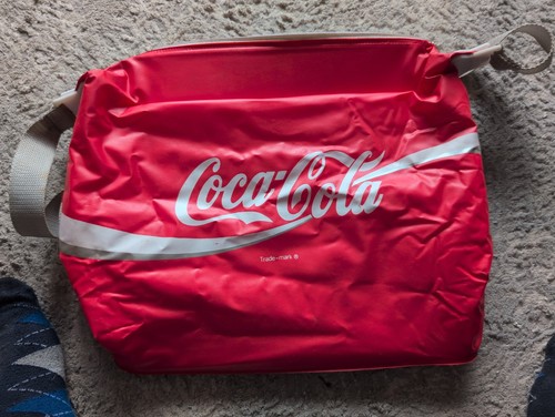 1992 coca cola cooler bag - coca-cola,