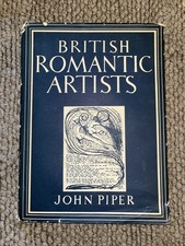 John Piper 1942 British Romantic Artists Hardback Dust Jacket