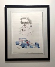 Ayrton Senna Framed Print