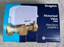 Drayton ZA5/679-2 22mm 2-Port Motorised Zone Valve (27100)