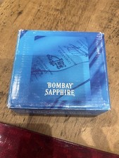 Bombay sapphire Glass Drinks Coasters X 4