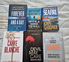 Various Modern James Bond Novels