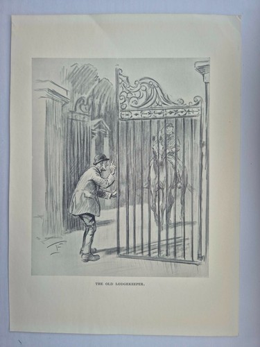 Antique pencil drawing - antique,