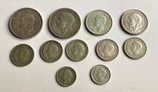 Pre 1947 Silver Coins .500 Not