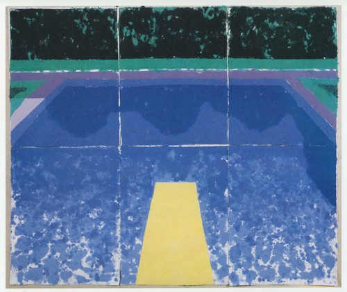 Day pool with three blues - three,