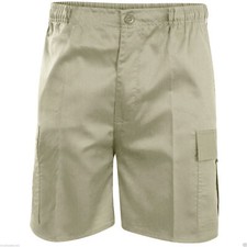Cargo Men's Summer Shorts - Beach Shorts Elastic with zip fly  Size S to 5XL