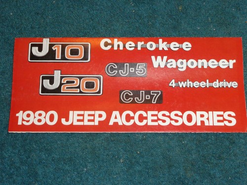 1980 jeep pictured accessories - 1980,