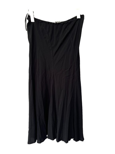 Ghost black knee length skirt - black,