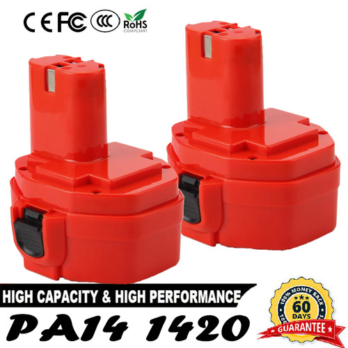 2pack for makita 4volt pa14 - makita, 14.4volt