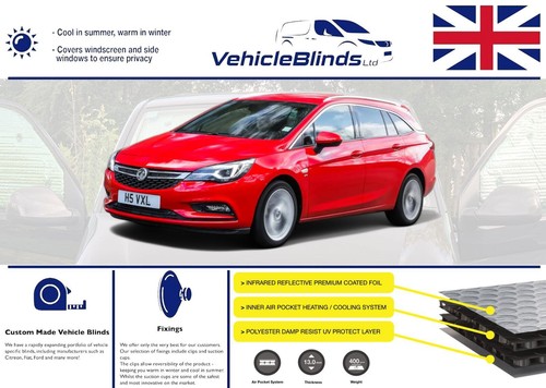 Thermal blinds for vauxhall - for,