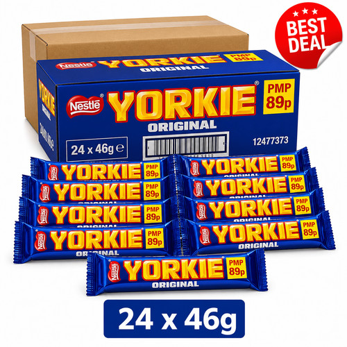 Yorkie milk chocolate bar 46g - milk,