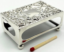 Antique Silver Match Box