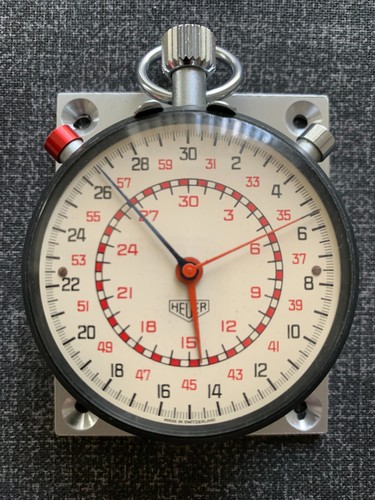 Heuer 58mm rattrapante split - rattrapante,