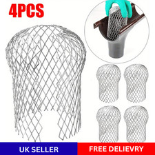 4PCS Metal Mesh Gutter Leaf